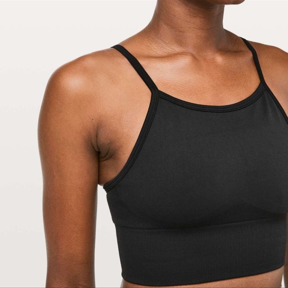 Lululemon Ebb To Street Bra Long Line Black